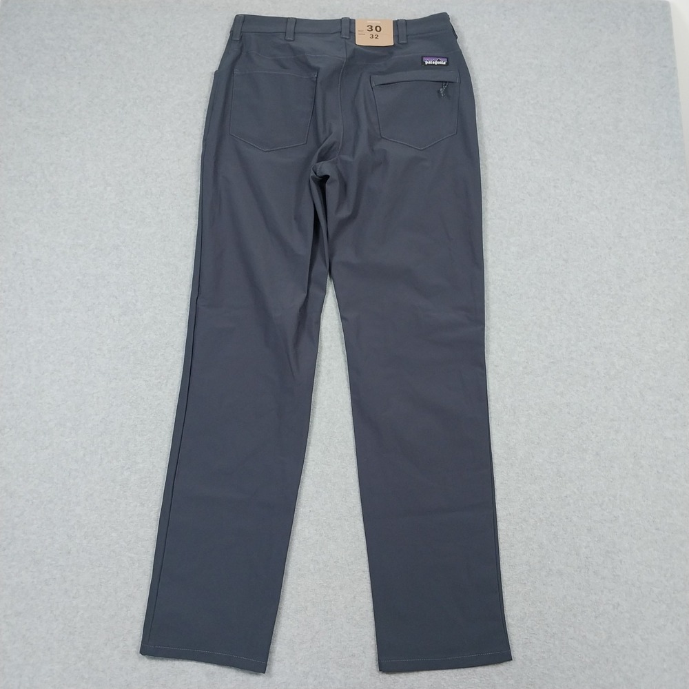 Patagonia Pants Mens 30x32 Smolder Blue Transit Traveler 5 Pocket Trouser 22085
